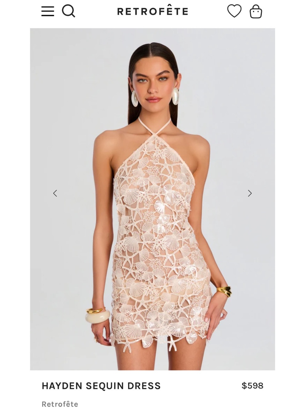 Retrofête HAYDEN SEQUIN DRESS
